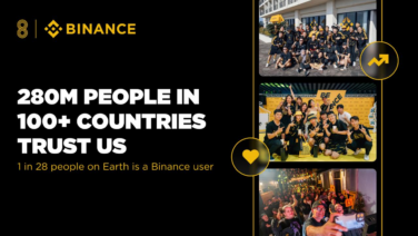 Binance Marks 8-Year Milestone with 280M Users and Global Crypto Leadership
