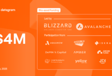 Datagram Secures $4M Pre-Seed Round Led by Blizzard the Avalanche Fund to Become DePIN Baselayer