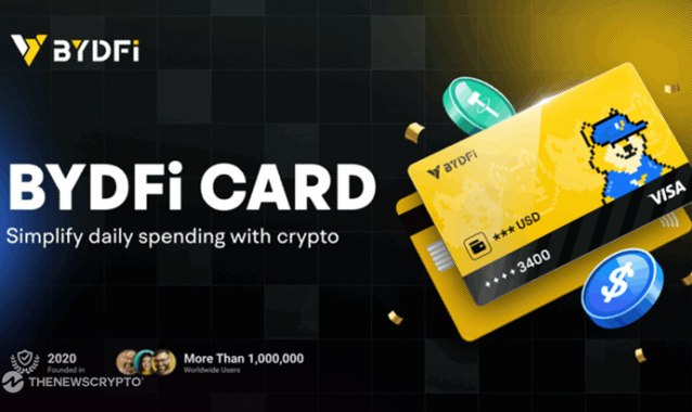 BYDFi Card Officially Launches: One Card to Seamlessly Bridge Web3 Assets and Real-World Spending