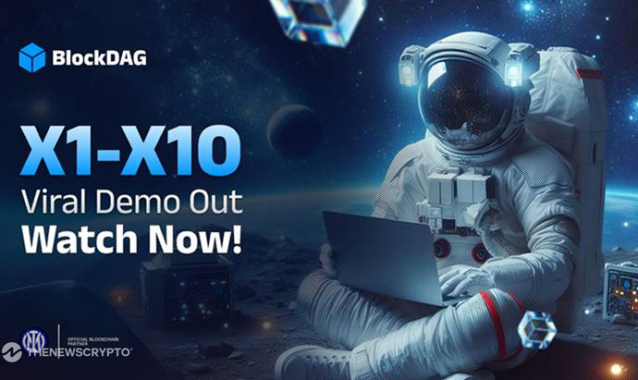 BlockDAG X1 & X10 Demo Spurs 18,900 Miner Sales as Pi Flatlines & NEAR Falls 5%