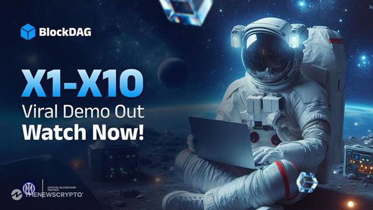 BlockDAG X1 & X10 Demo Spurs 18,900 Miner Sales as Pi Flatlines & NEAR Falls 5%