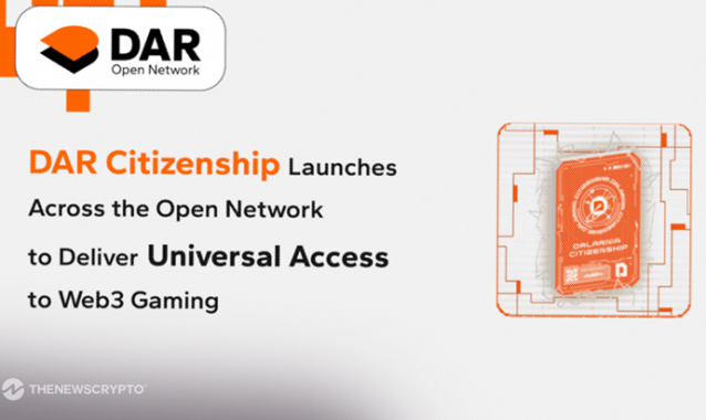 DAR Open Network Launches DAR Citizenship for Web3 Gamers