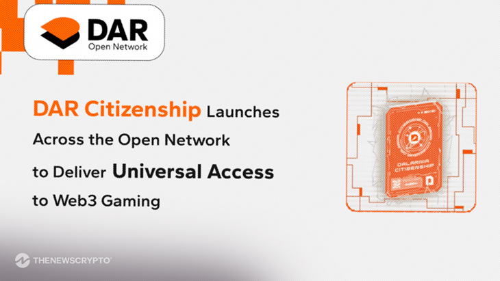 DAR Open Network Launches DAR Citizenship for Web3 Gamers