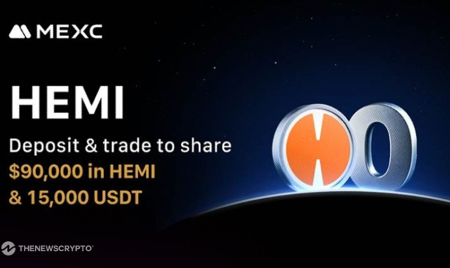 MEXC Announces Hemi (HEMI) Listing With $90,000 in HEMI and 15,000 USDT Prize Pool