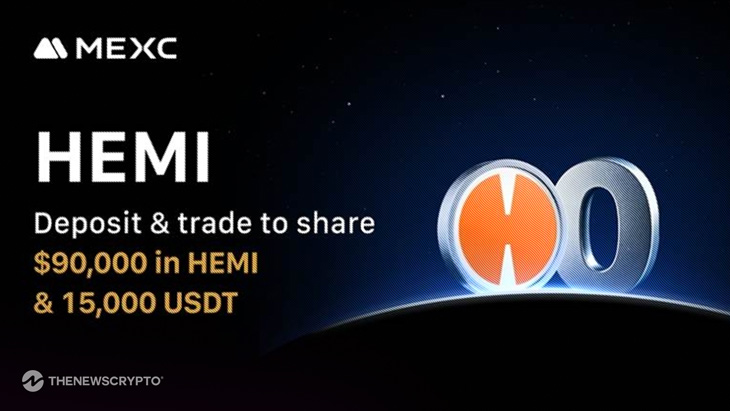 MEXC Announces Hemi (HEMI) Listing With $90,000 in HEMI and 15,000 USDT Prize Pool