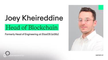 OpenServ names Joey Kheireddine Head of Blockchain, joining from Eliza Labs (formerly AI16z)