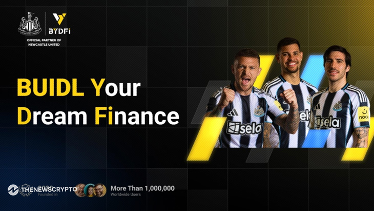 BYDFi Highlights 'BUIDL' Ethos During Newcastle United Match Against Arsenal