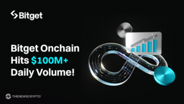 Bitget Onchain Achieves Record-Breaking Over $100 Million Daily Trading Volume