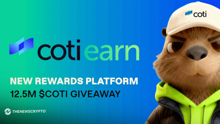 COTI Launches COTI Earn Loyalty Platform with 12.5M Token Rewards