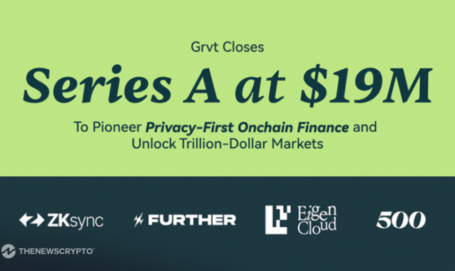 Grvt Raises $19M to Pioneer Privacy-First Onchain Finance and Unlock Trillion-Dollar Markets