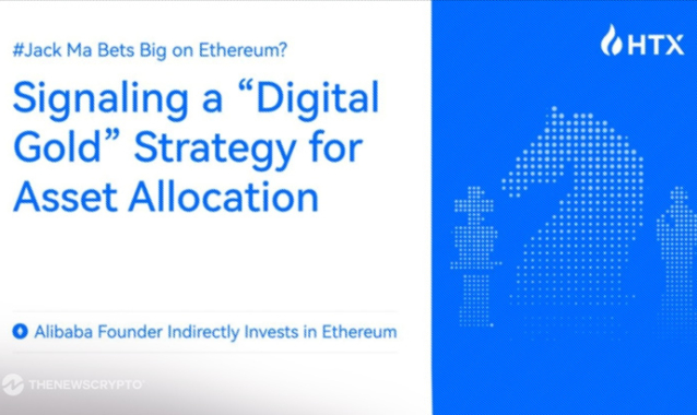 Jack Ma Bets Big on Ethereum? Alibaba Founder Indirectly Invests in Ethereum: Signaling a "Digital Gold" Strategy for Asset Allocation