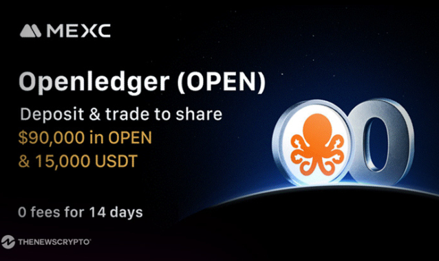 MEXC Lists Openledger (OPEN) With $90,000 in OPEN and 15,000 USDT Airdrop+ Event