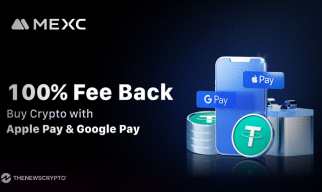MEXC Supports Apple Pay and Google Pay With 100% Fee Cashback Celebration Event