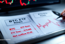 Week Observed Outflows from Spot Bitcoin ETF and Spot Ether ETF as BTC Price and ETH Price Stumbled