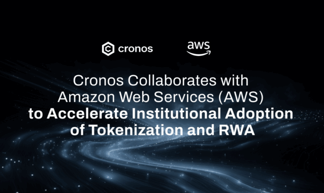 Cronos Partners with AWS to Advance Tokenization and AI-Powered Blockchain Solutions