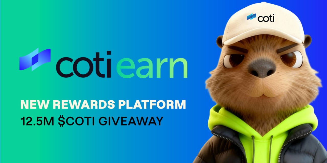 COTI Launches COTI Earn Loyalty Platform with 12.5M Token Rewards