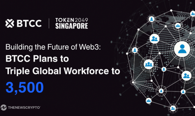 BTCC Exchange Announces Triple Global Workforce Expansion at TOKEN2049 Singapore to Power Web3 Evolution