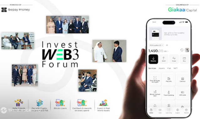 Bepay Money Powers Invest Web3 Forum 2025 in Dubai, Launches $1 Million Bitcoin Rewards and Merchant Settlement Innovations