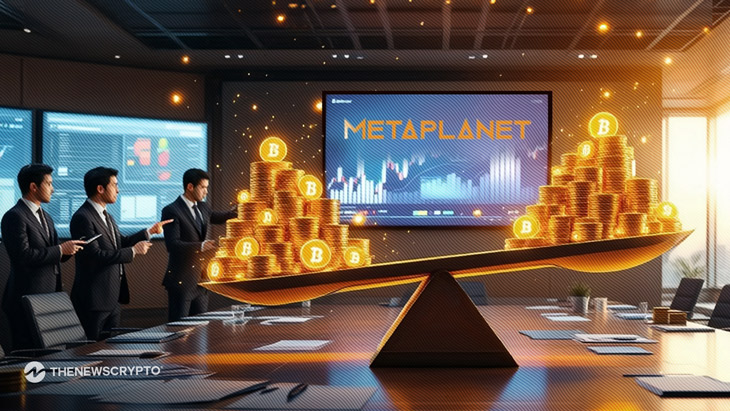 Metaplanet Enters Danger Zone as Market Value Drops Below Its BTC Holdings