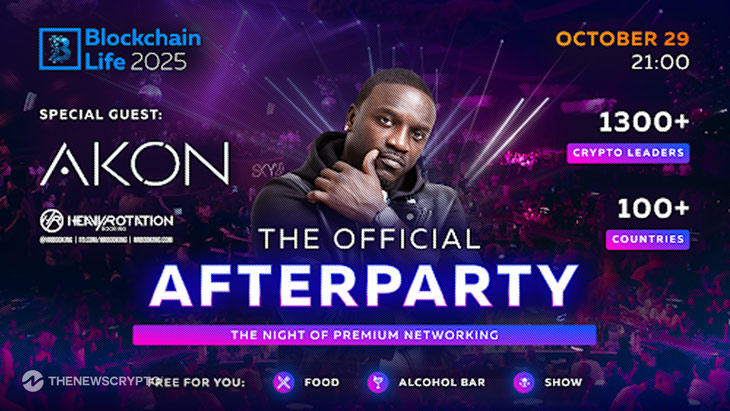 Blockchain Life 2025 in Dubai – the Legendary Akon will Perform an Exclusive Set at the Official Afterparty