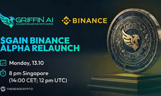 Griffin AI Completes $GAIN Token Swap with Financial Contribution from Binance and Activates the $1 Million Tranche of Buy-Back Fund