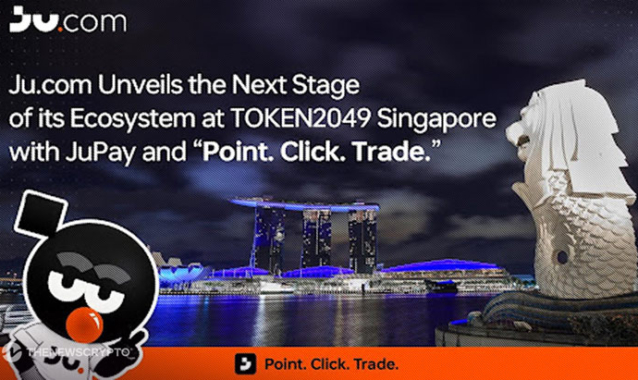 Ju.com Unveils the Next Stage of its Ecosystem at TOKEN2049 Singapore with JuPay and Point. Click. Trade.
