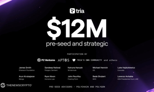 Tria raises $12M to be the leading self-custodial neobank and payments infrastructure for humans and AI.