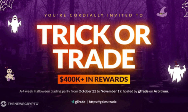 gTrade Launches $400K “Trick or Trade” Halloween Contest on Arbitrum