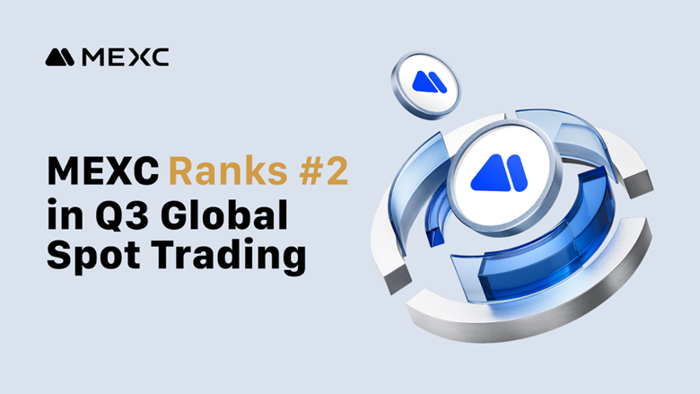 MEXC Ranks Second in Global Spot Trading, Capturing 11% of Market Share in Q3 2025  MEXC Ranks Second in Global Spot Trading, Capturing 11% of Market Share in Q3 2025