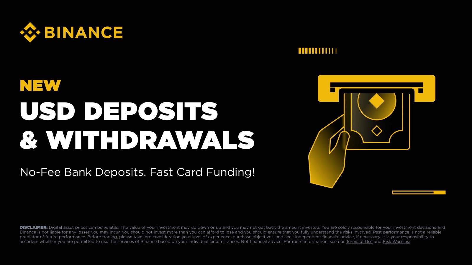 Binance Enables Direct USD Deposits and Withdrawals in Over 70 Countries via BPay Global