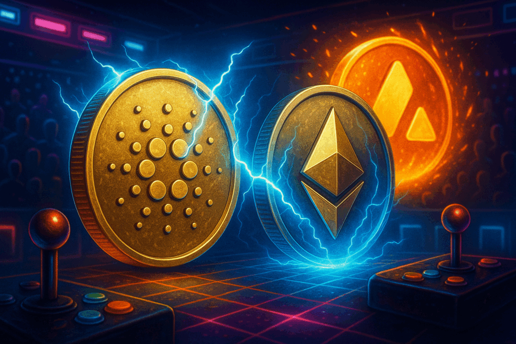 Cardano vs Ethereum Price Prediction — Which Layer-1 Hits  First While AVAX Gains Momentum?