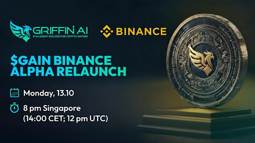 Griffin AI Completes $GAIN Token Swap with Financial Contribution from Binance and Activates the $1 Million Tranche of Buy-Back Fund