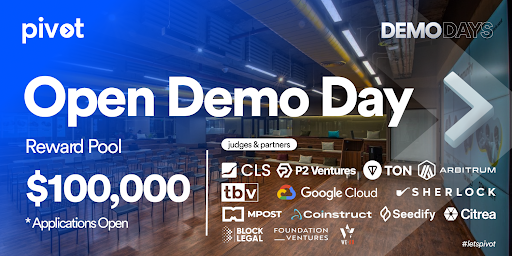Pivot Launches the First Open Demo Day with 0,000 in Rewards, in Collaboration with Major Web3 Ecosystems