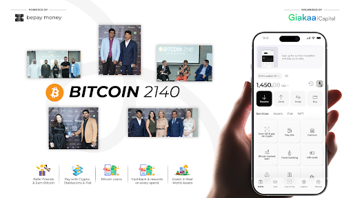 Bepay Money Powers a Landmark Bitcoin 2140 Forum in Dubai—Unveiling  Million Bitcoin Rewards and Next-Gen Merchant Solution