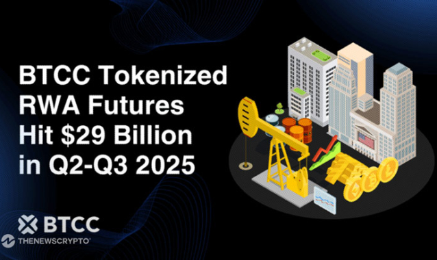 BTCC Records $29.2B in Tokenized RWA Futures Trading Volume in Q2–Q3 2025