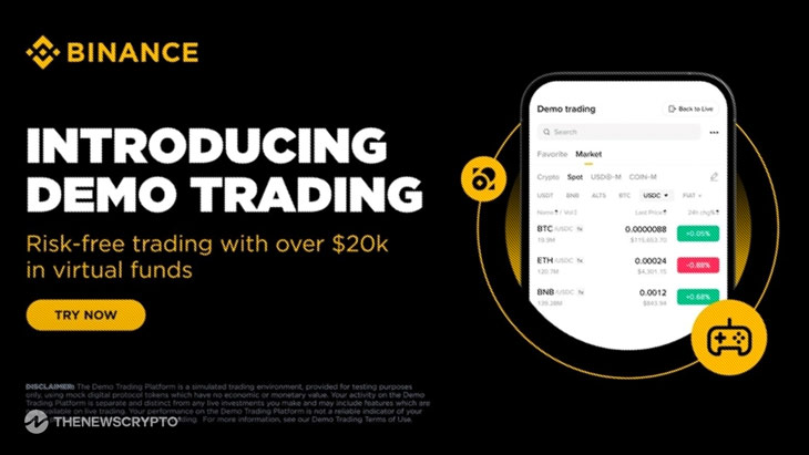 Binance Launches New Spot and Futures Demo Trading to Simplify Crypto Learning and Lower Entry Barriers