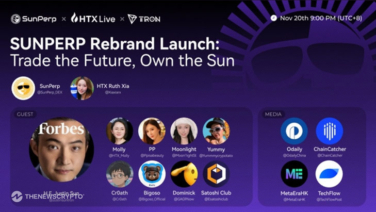 From Platform to Ecosystem, SunPerp Rebrands as SunX: Justin Sun on the DEX's Long-Term Vision and Global Expansion