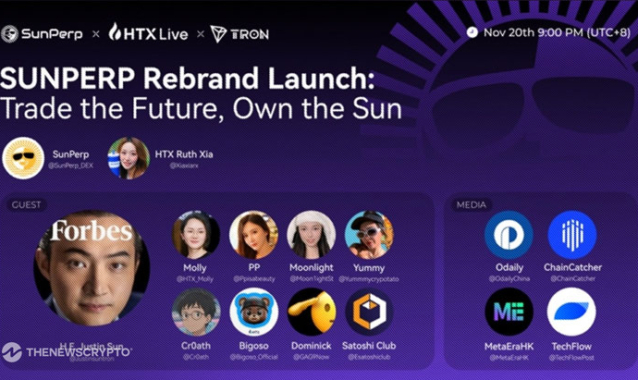 From Platform to Ecosystem, SunPerp Rebrands as SunX: Justin Sun on the DEX's Long-Term Vision and Global Expansion