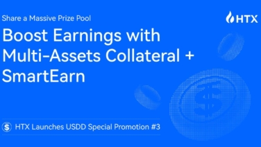 HTX Launches USDD Special Promotion #3: Boost Earnings with Multi-Assets Collateral + SmartEarn and Share a Massive Prize Pool