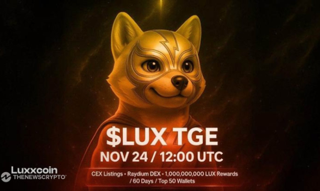 Luxxcoin Confirms Token Generation Event (TGE) on November 24, 2025, and Launch of “Hero Rewards” Competitive Distribution Model