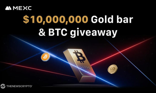 MEXC Launches Year-End Golden Era Showdown With 2,000g Gold Bar and BTC From 10 Million USDT Prize Pool
