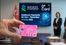 Standard Chartered Backs Stablecoin Credit Card Launch in Singapore
