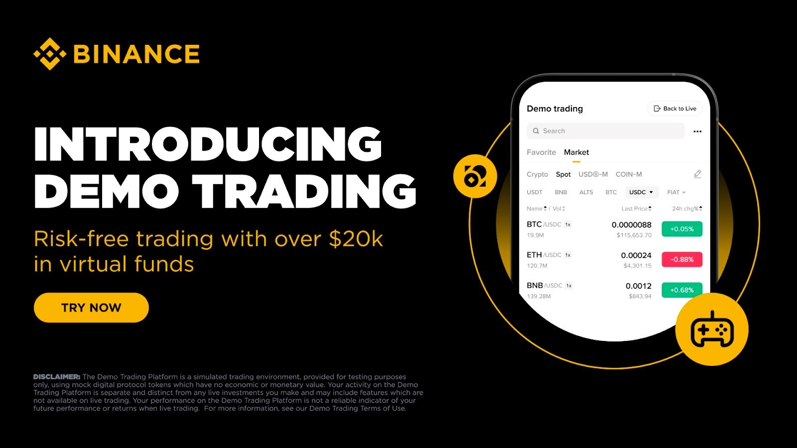 Binance Launches New Spot and Futures Demo Trading to Simplify Crypto Learning and Lower Entry Barriers