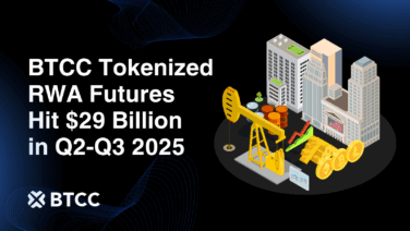 BTCC Records $29.2B in Tokenized RWA Futures Trading Volume in Q2–Q3 2025