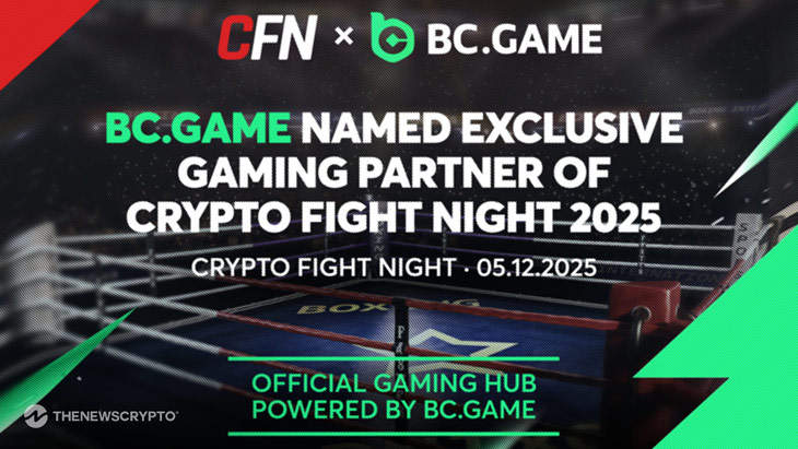 BC.GAME named Exclusive Gaming Partner of Crypto Fight Night 2025