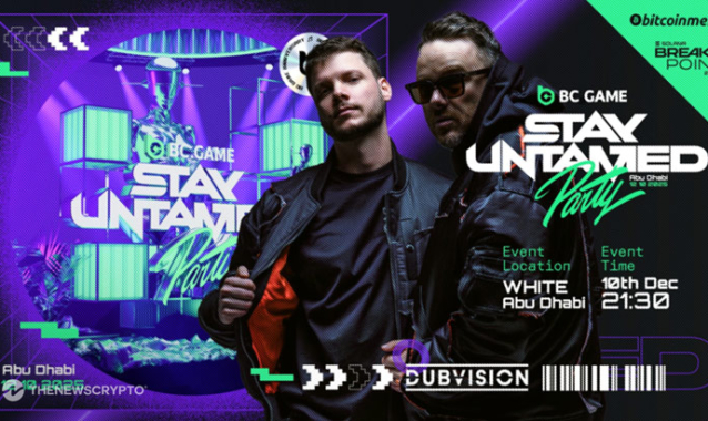 BC.GAME’s “Stay Untamed” Breakpoint Eve party tops 1,200 sign-ups, with DubVision and Mari Ferrari headlining