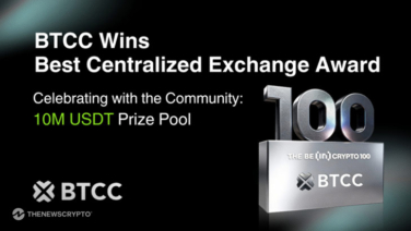 BTCC Exchange Wins Best Centralized Exchange (Community Choice) at BeInCrypto 100 Awards 2025