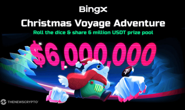BingX Launches $6 Million Christmas Voyage Adventure With Trading Contests and Airdrops