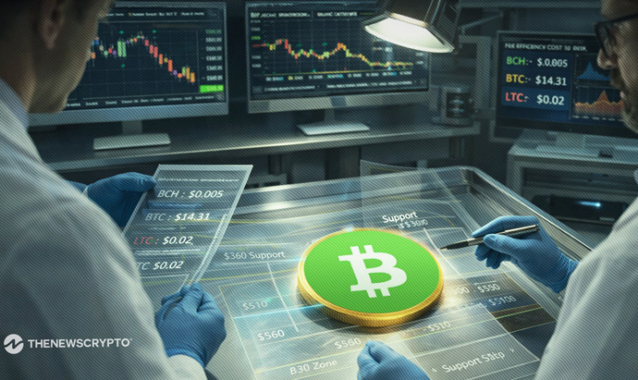 Bitcoin Cash (BCH) Momentum Builds: Could $600 Be Hit by Day’s End?