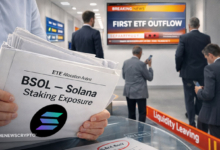 Bitwise Solana ETF Sees First Withdrawal Amid Market Turbulence